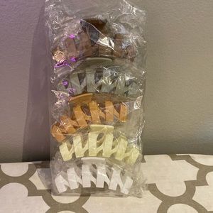 Large Hair Clips! New! Never used!